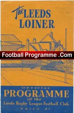 Leeds Rugby v Wigan 1959