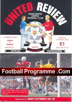 Manchester United v Arsenal 1993