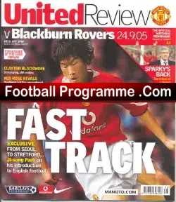 Manchester United v Blackburn Rovers 2005