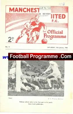 Manchester United v Blackburn Rovers 1966 – Reserves Game