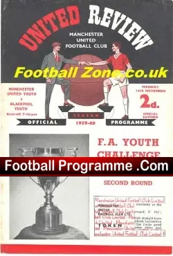 Manchester United v Blackpool 1959 – Youth Game