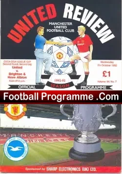 Manchester United v Brighton 1992 – League Cup