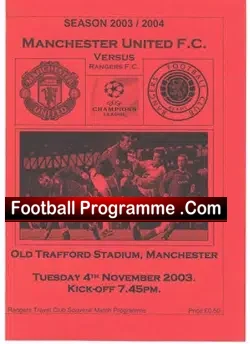 Manchester United v Glasgow Rangers 2003 – Pirate