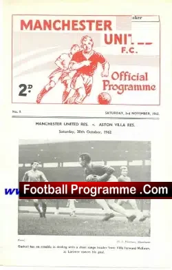 Manchester United v Liverpool 1962 – Reserves Game