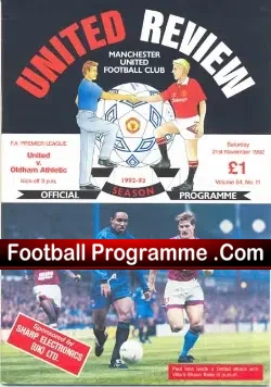 Manchester United v Oldham Athletic 1992 – Nicky Butt Debut
