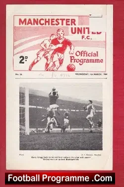 Manchester United v Preston 1964 – Reserves Match