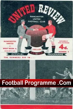 Manchester United v WBA 1958