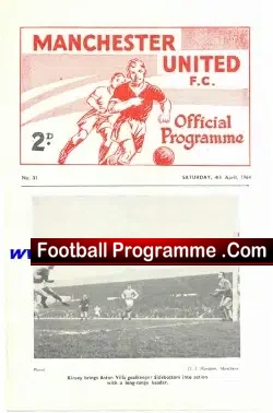 Manchester United v Wolves 1964 – Reserves Match