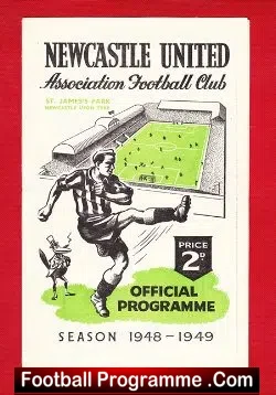 Newcastle United v Stoke City 1947