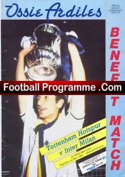 Ossie Ardiles Benefit Testimonial Tottenham 1986 DIEGO MARADONA