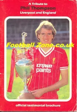 Phil Thompson Testimonial Benefit Match Liverpool 1980s