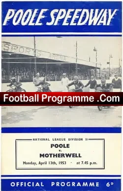 Poole Speedway v Motherwell 1953