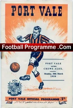 Port Vale v Crewe Alexandra 1959