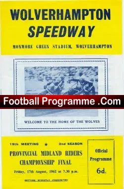 Provincial Midland Riders Championship Final 1962