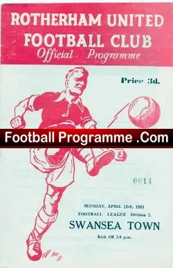 Rotherham United v Swansea Town 1960