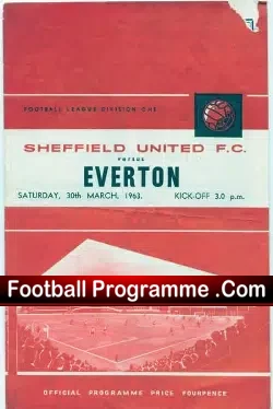 Sheffield United v Everton 1963 – League Champions