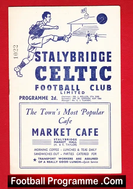 Stalybridge Celtic v Stockport County 1948