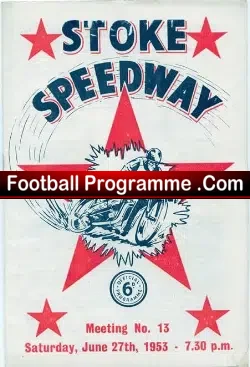 Stoke Speedway v Bristol 1953