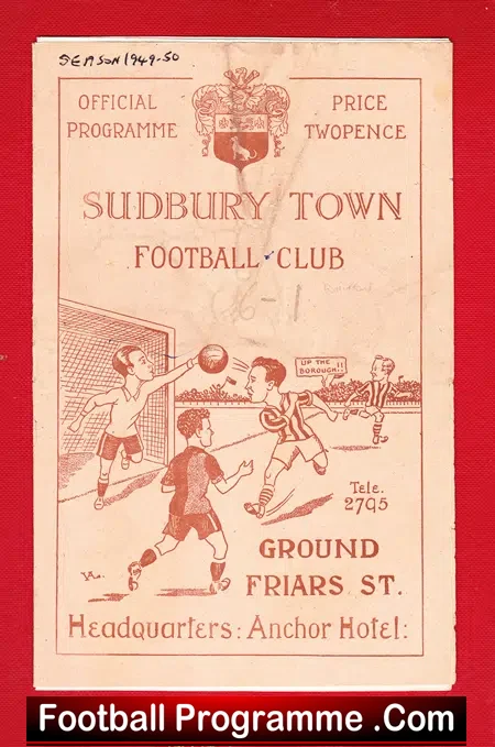 Sudbury Town v Whitton United 1949