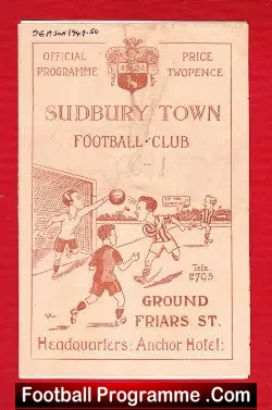 Sudbury Town v Whitton United 1949