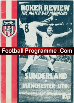 Sunderland v Manchester United 1975 – Second Division Season