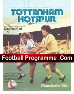 Tottenham Hotspur v Manchester United 1979 – League Cup Match