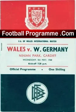 Wales v Germany 1968