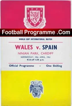 Wales v Spain 1961 – World Cup
