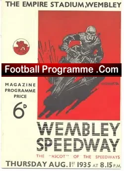 Wembley Speedway Gold Cup 1935