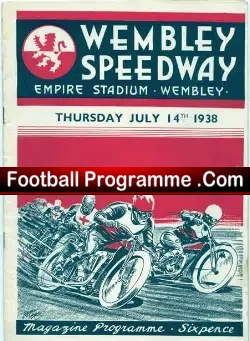 Wembley Speedway Meeting 1938 – Auto Cycle Union Cup