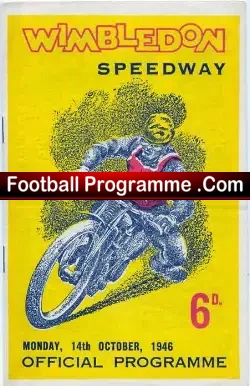 Wimbledon Speedway v Belle Vue 1946