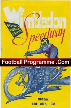 Wimbledon Speedway v New Cross 1948