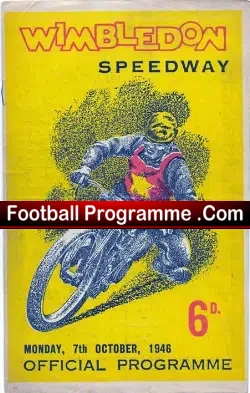 Wimbledon Speedway v Wembley 1946