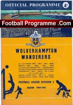 Wolves Wolverhampton v Manchester United 1965 – FA Cup Match