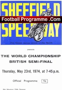 World Speedway Championship British Final 1974