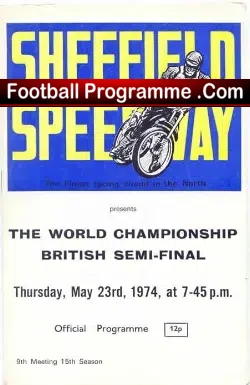 World Speedway Championship British Final 1974