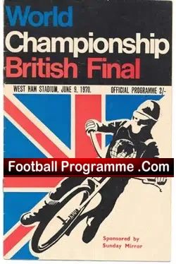 World Speedway Championship British Final 1970
