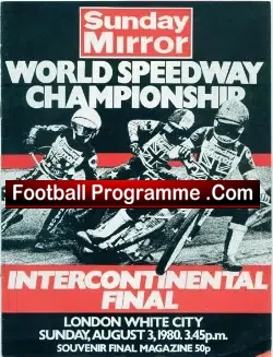 World Speedway Championship World Final 1980