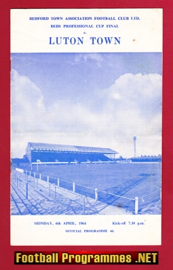 Bedford Town v Luton Town 1964 – Beds Professional Cup Final
