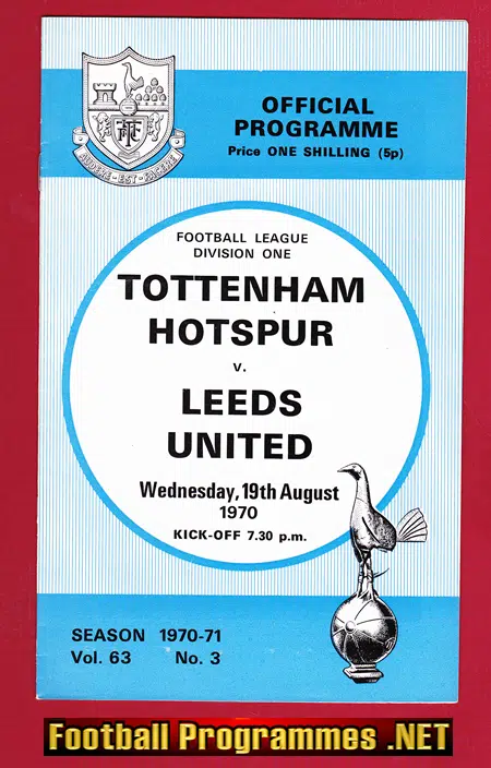 Tottenham Hotspur v Leeds United 1970