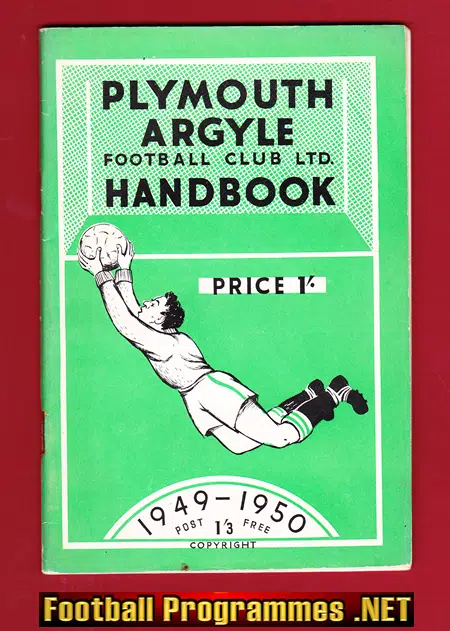 Plymouth Argyle Football Club Official Handbook 1949 - 1950