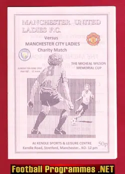 Manchester United Ladies v Manchester City 1992 - Man Utd Women