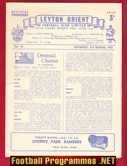 Leyton Orient v QPR 1956