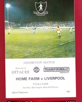 Home Farm v Liverpool 1981 – Exhibition Match Friendly