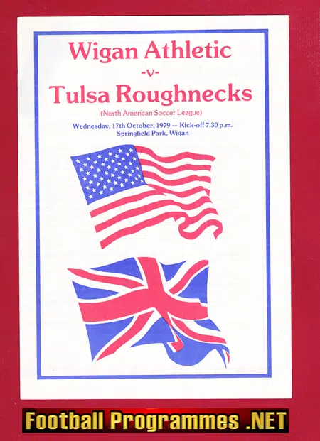 Wigan Athletic v Tulsa Roughnecks 1979 – North America Soccer Lg
