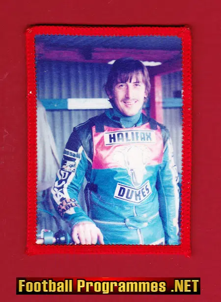 Halifax Speedway Rider Cloth Patch Badge - 1980s