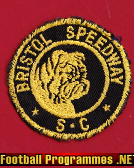 Bristol Speedway Cloth Patch Badge – 1980s