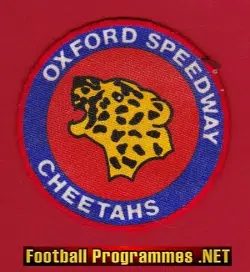 Oxford Cheetahs Speedway Cloth Patch Badge - 1980s