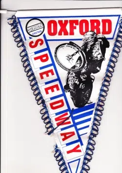 Oxford Speedway Pennant Flag 1980s