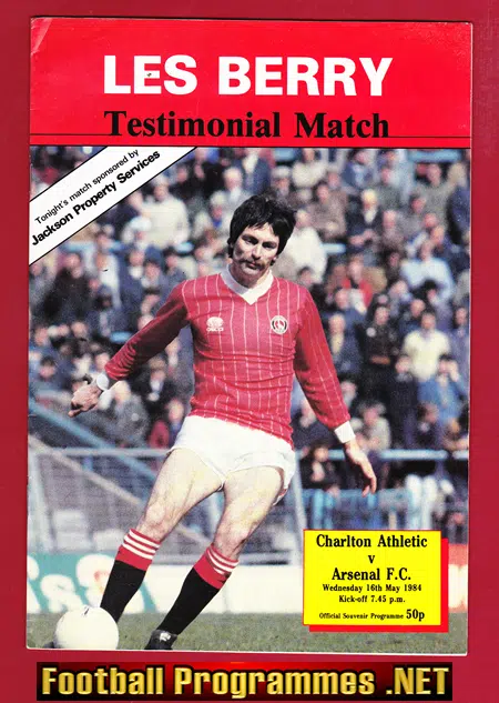 Les Berry Testimonial Benefit Match Charlton 1984 + George Best